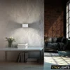 Aplique de pared LED Chat, blanco, 16 cm, plástico, sensor