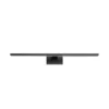 Aplique de pared LED Conettilla, negra, ancho 60 cm, IP44, CCT