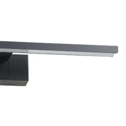 Aplique de pared LED Conettilla, negra, ancho 40 cm, IP44, CCT