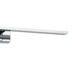 Aplique de pared LED Conettilla, color cromado, ancho 60 cm IP44 CCT