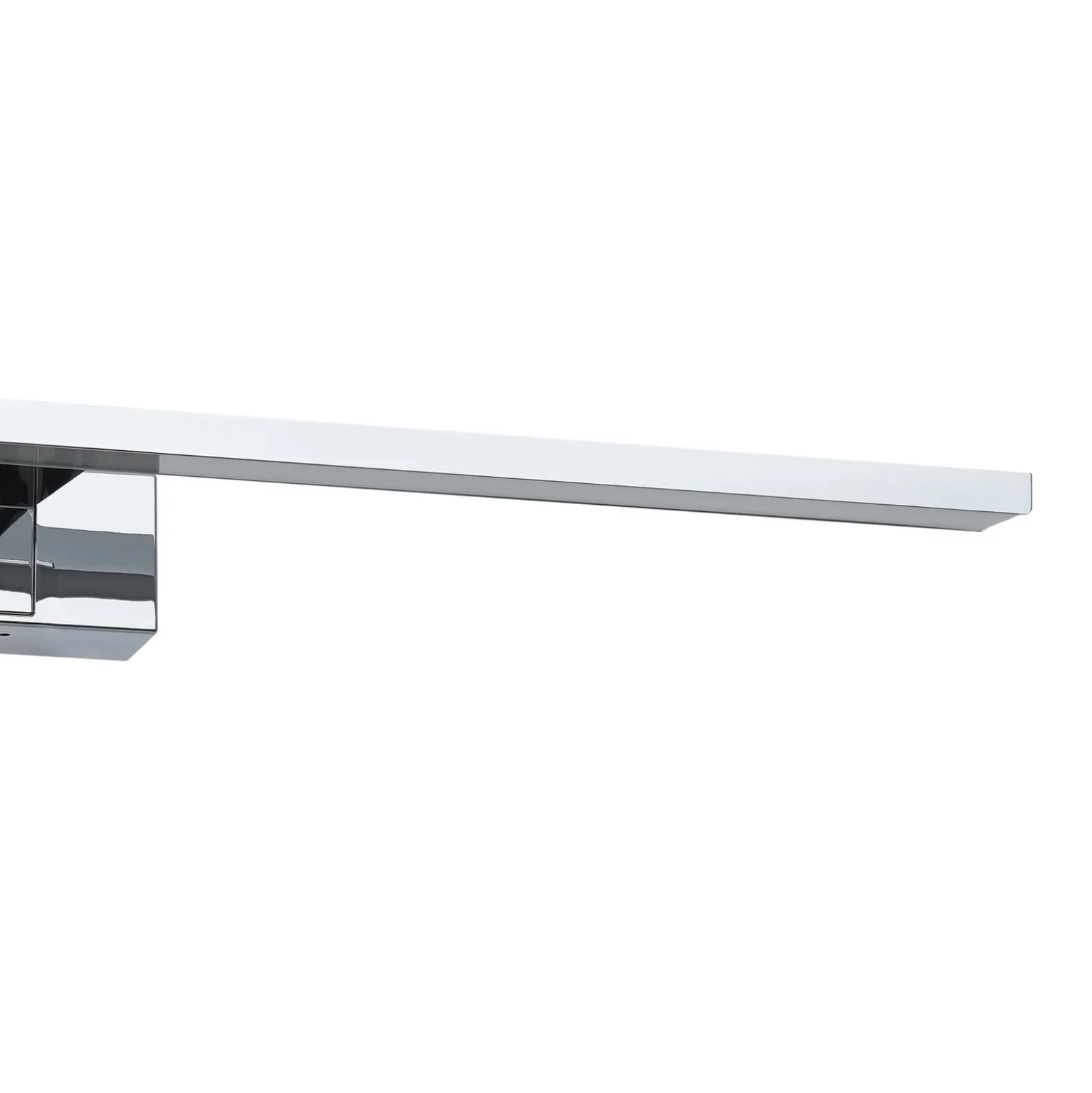 Aplique de pared LED Conettilla, color cromado, ancho 60 cm IP44 CCT