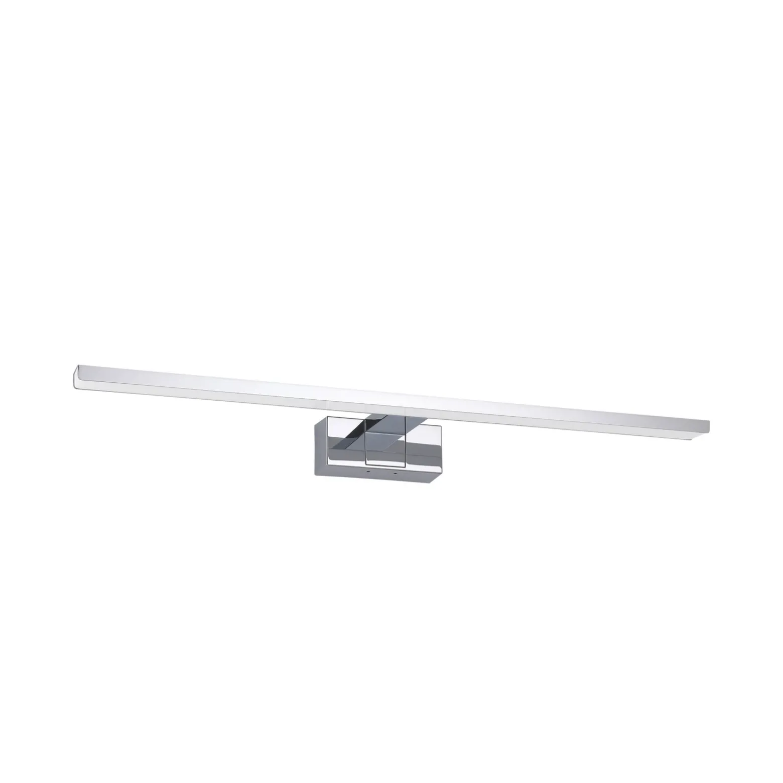 Aplique de pared LED Conettilla, color cromado, ancho 60 cm IP44 CCT