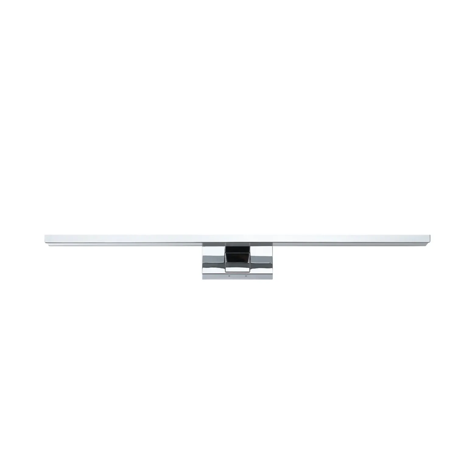 Aplique de pared LED Conettilla, color cromado, ancho 60 cm IP44 CCT