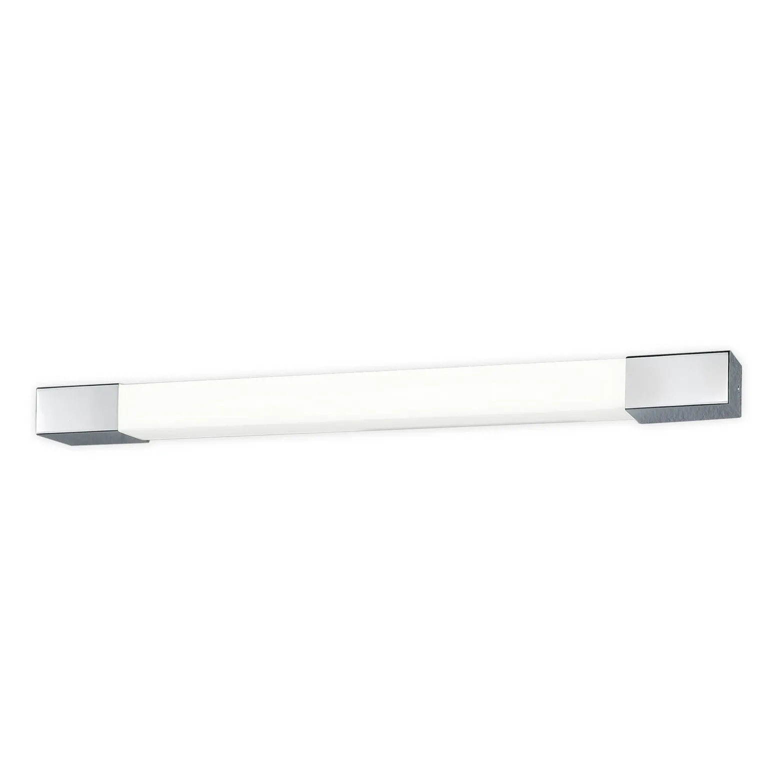 Aplique de pared LED Egger DLS Supreme, color acero, 60 cm
