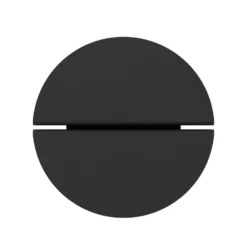 Aplique de pared LED EGLO PIANOSA, negro, Ø 18 cm, IP44, CCT