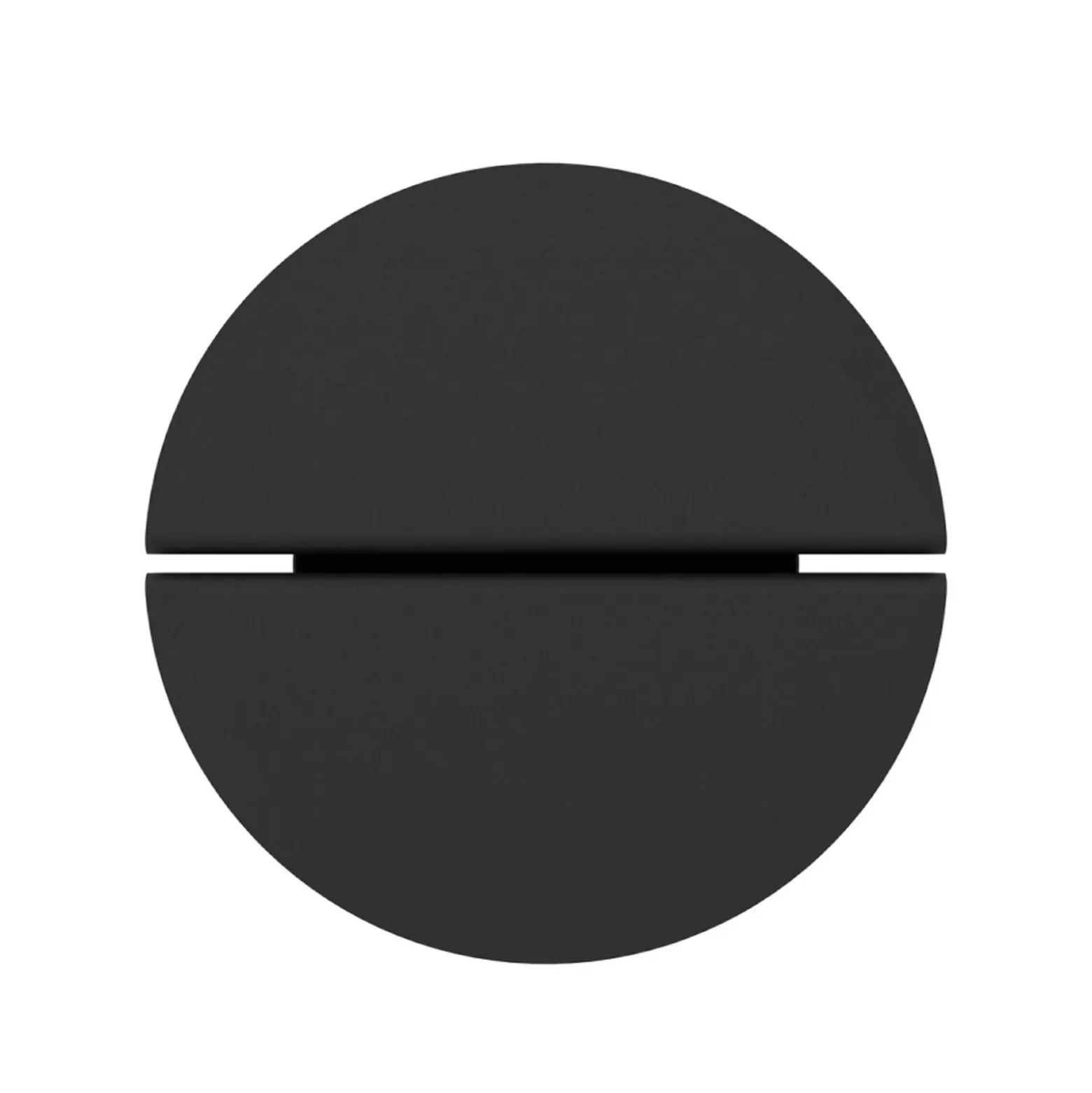 Aplique de pared LED EGLO PIANOSA, negro, Ø 18 cm, IP44, CCT