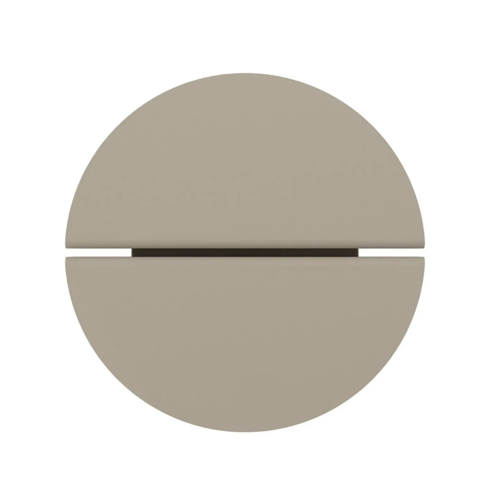 Aplique de pared LED EGLO PIANOSA, beige, Ø 18 cm, IP44, CCT