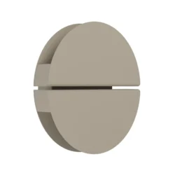 Aplique de pared LED EGLO PIANOSA, beige, Ø 18 cm, IP44, CCT