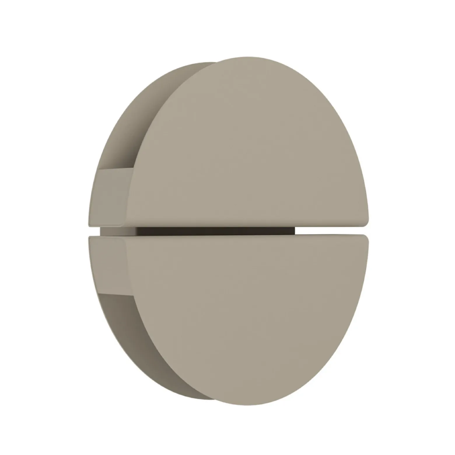 Aplique de pared LED EGLO PIANOSA, beige, Ø 18 cm, IP44, CCT