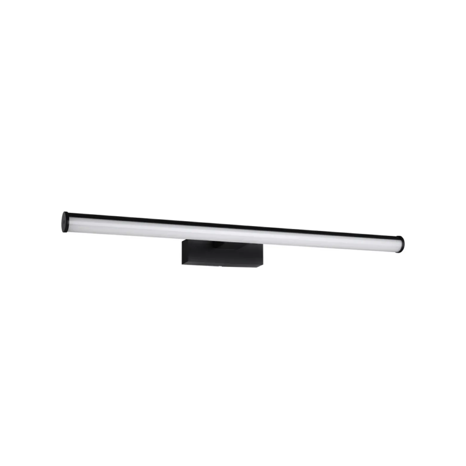 Aplique de pared LED EGLO VADUMI, 60 cm de ancho, negro, IP44