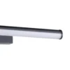 Aplique de pared LED EGLO VADUMI, 40 cm de ancho, negro, IP44