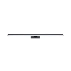 Aplique de pared LED EGLO VADUMI, 78 cm de ancho, negro, IP44