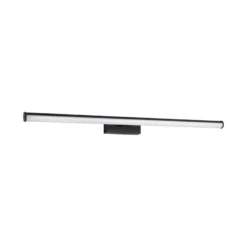 Aplique de pared LED EGLO VADUMI, 78 cm de ancho, negro, IP44