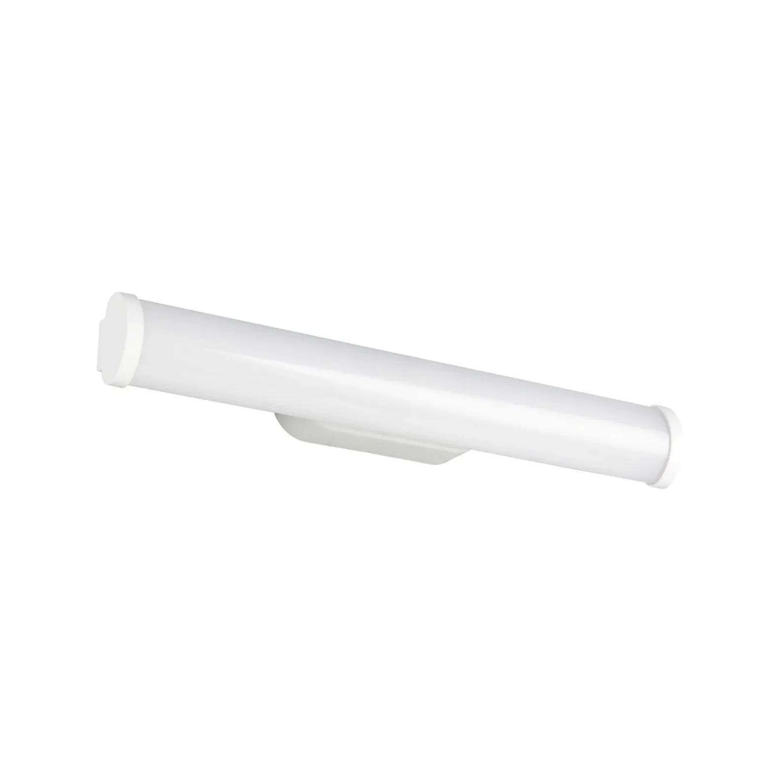 Aplique de pared LED Ernesto, blanco mate, 40 cm de ancho, 4.000 K, IP44