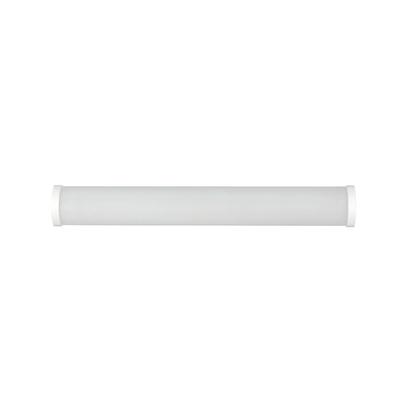 Aplique de pared LED Ernesto, blanco mate, 40 cm de ancho, 4.000 K, IP44