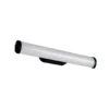 Aplique de pared LED Ernesto, negro, 40 cm de ancho, 3.000 K, IP44