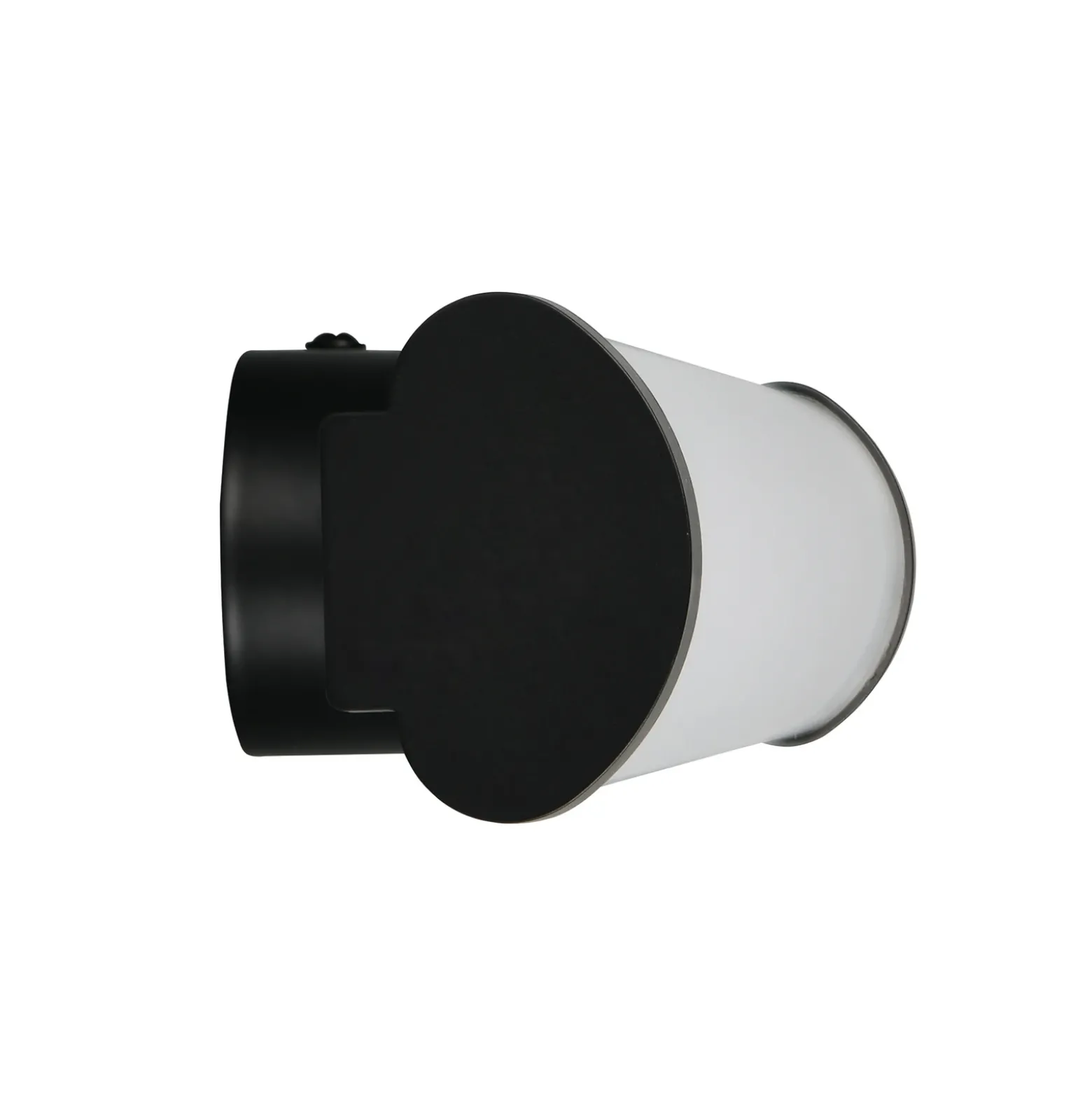Aplique de pared LED Ernesto, negro, 40 cm de ancho, 3.000 K, IP44