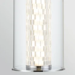 Aplique de pared LED ESPADA, cromado pulido, Ø 16 cm, metal IP44