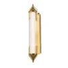 Aplique de pared LED ESPADA dorado cepillado Ancho 70 cm Metal IP44