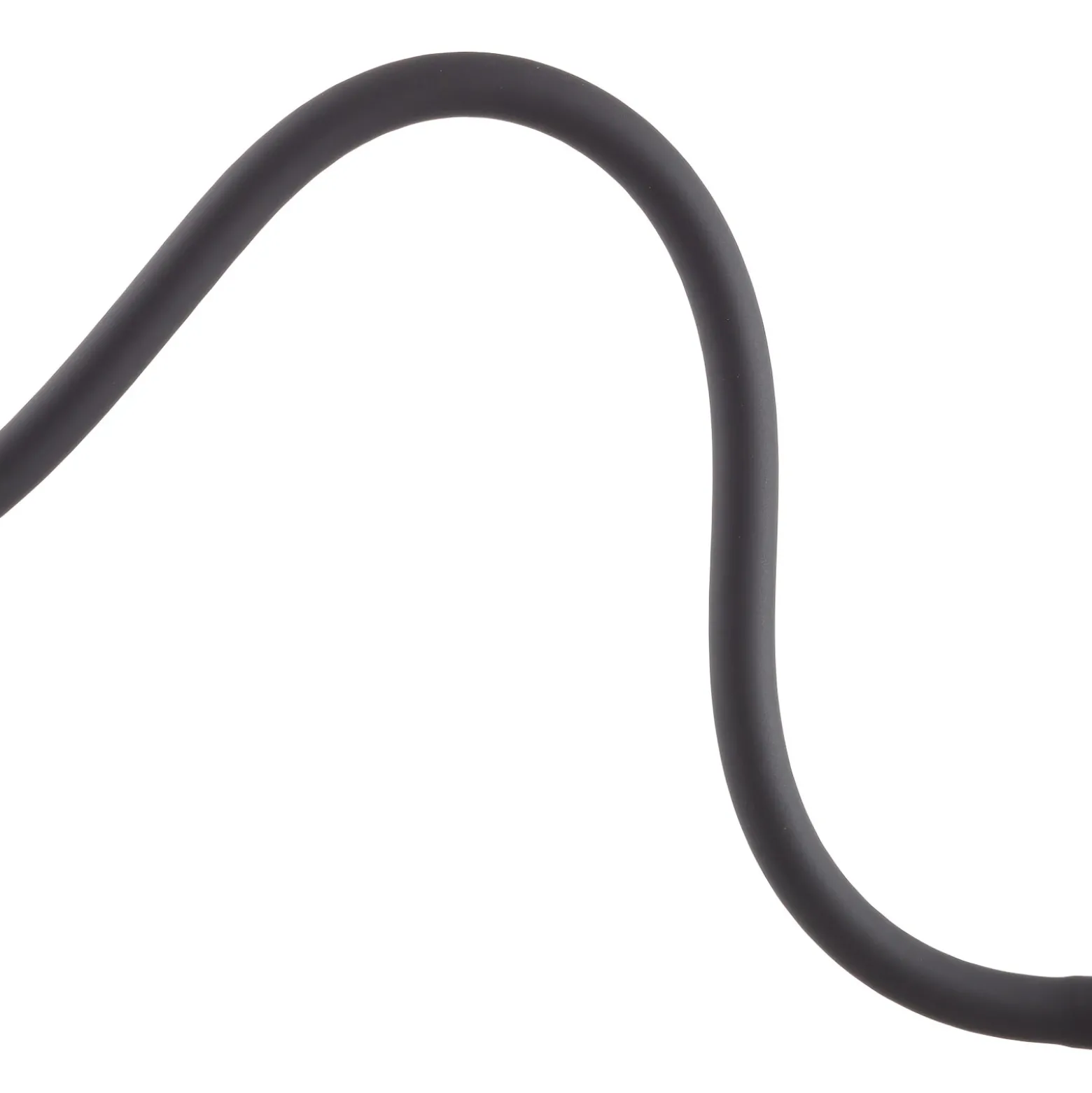 Aplique de pared LED flexible Focus, negro