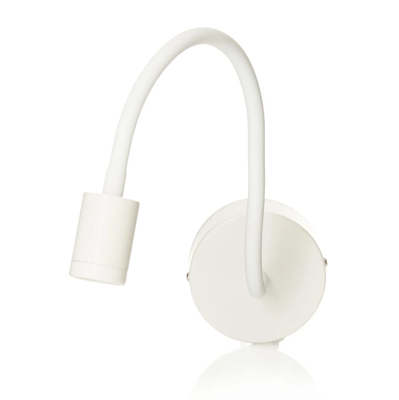 Aplique de pared LED flexible Focus, blanco