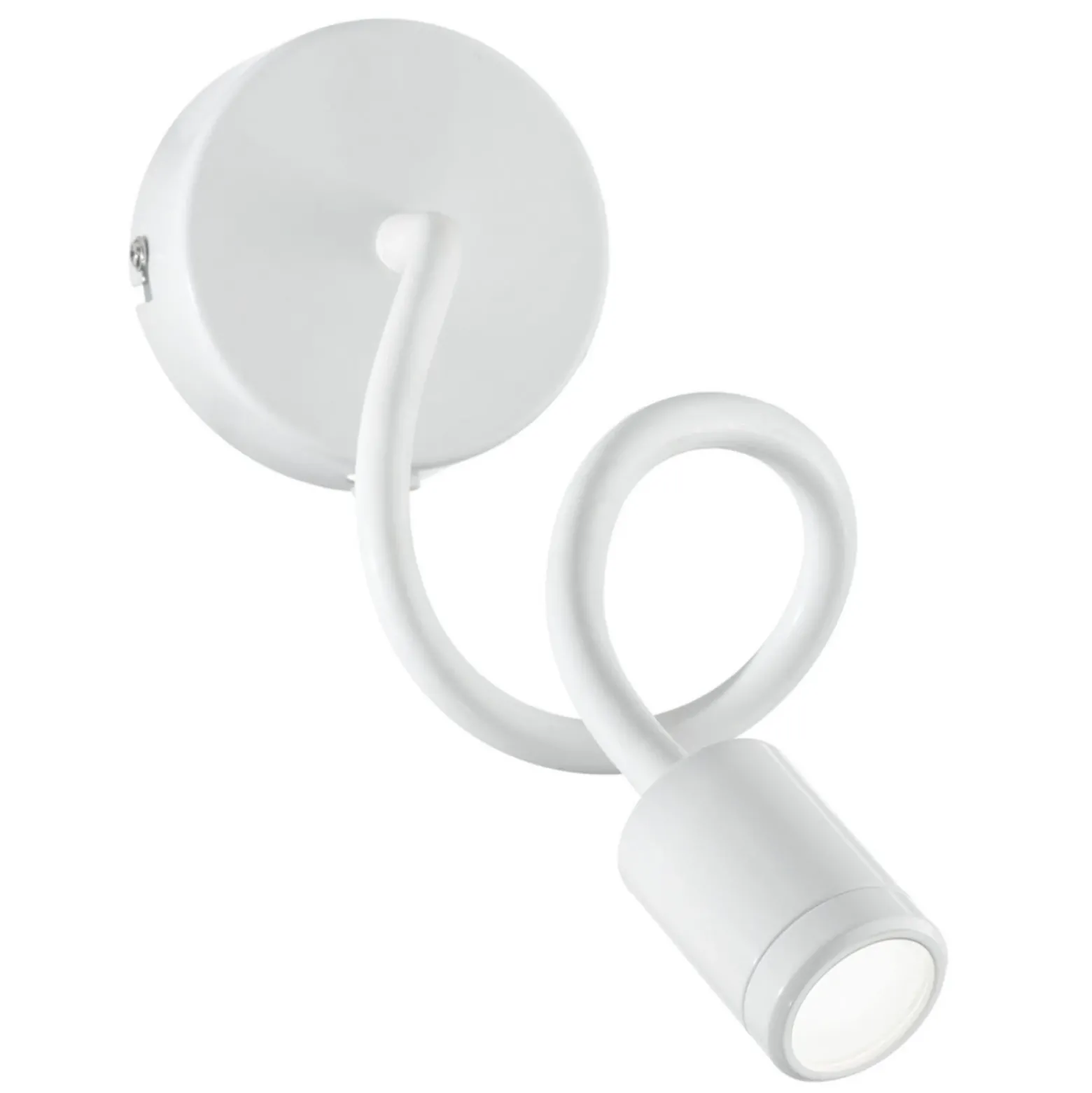 Aplique de pared LED flexible Focus, blanco