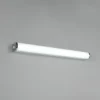 Aplique de pared LED Giacomo, 60 cm de ancho, cromado, metal, IP44