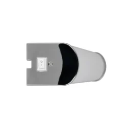 Aplique de pared LED Giacomo, 60 cm de ancho, cromado, metal, IP44