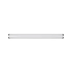 Aplique de pared LED Giacomo, 60 cm de ancho, cromado, metal, IP44
