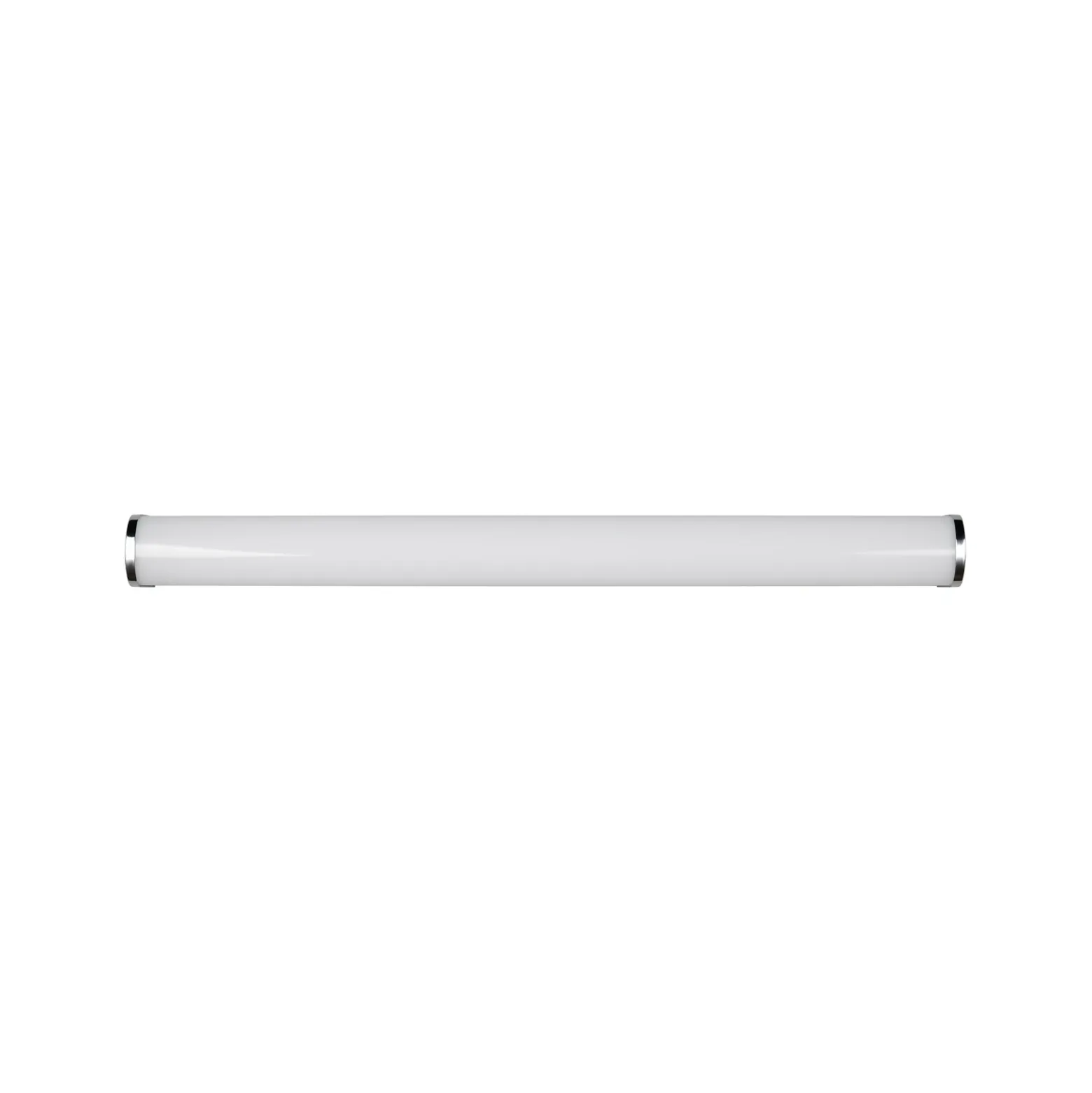 Aplique de pared LED Giacomo, 60 cm de ancho, cromado, metal, IP44