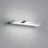 Aplique de pared LED Helestra Slat, cromo, 30 cm