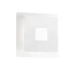 Aplique de pared LED Hennes, ancho 18 cm, blanco