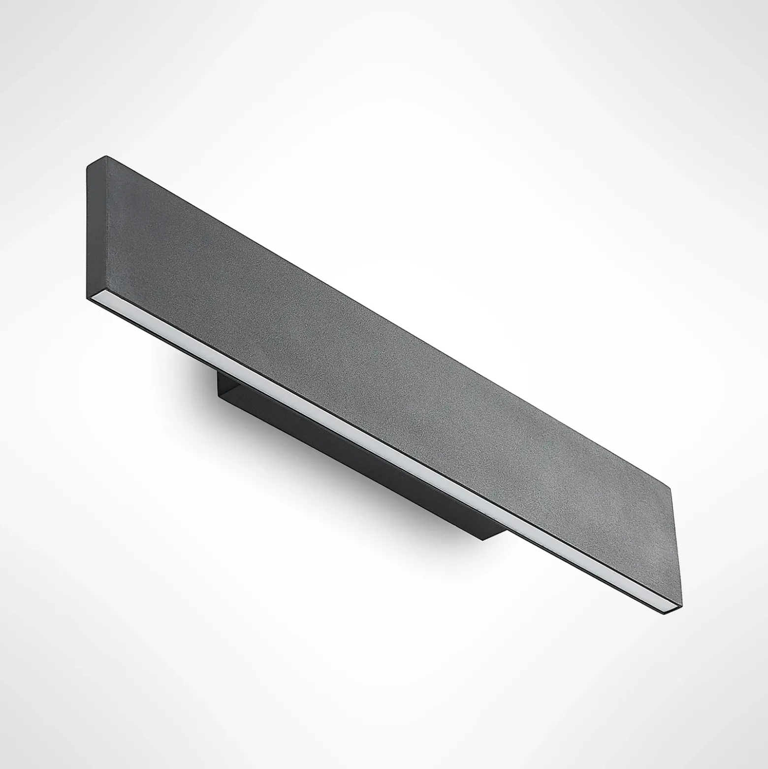 Aplique de pared LED Ignazia de Lindby, 47cm, negro, metal, arriba/abajo