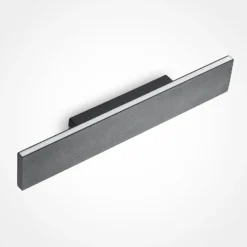 Aplique de pared LED Ignazia de Lindby, 47cm, negro, metal, arriba/abajo