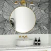 Aplique de pared LED Issa, color dorado, 52 cm, 3 luces, metal, IP44