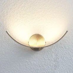 Aplique de pared LED Iven de Lindby, ancho 34 cm, níquel, 3.000 K