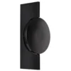 Aplique de pared LED Jasper, altura 28 cm, negro mate, metal