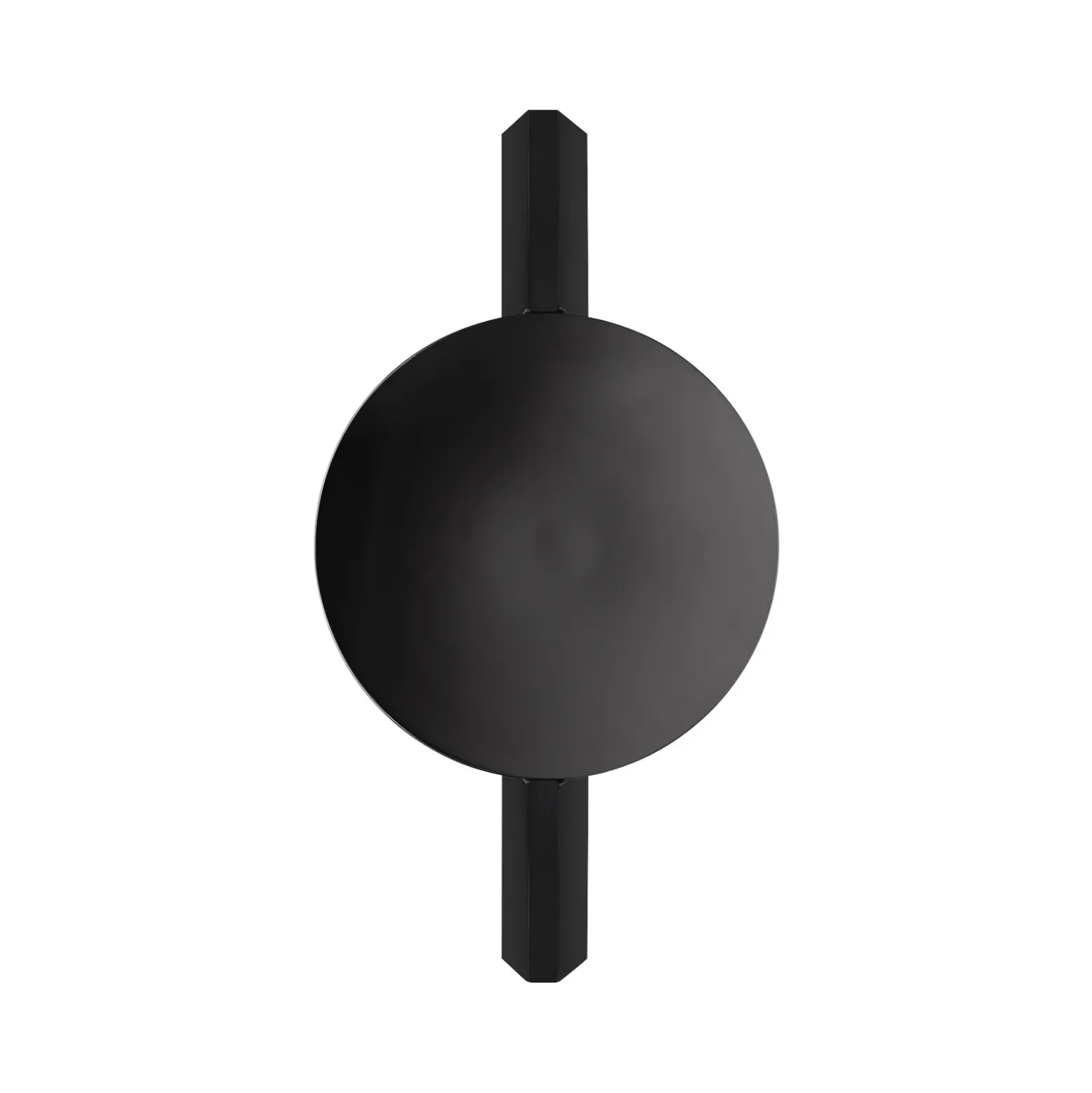 Aplique de pared LED Jasper, altura 28 cm, negro mate, metal