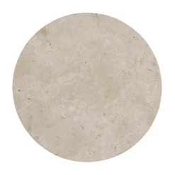 Aplique de pared LED Jillian, blanco mate, Ø 30 cm, piedra