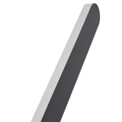 Aplique de pared LED Lindby Borian, negro, aluminio, 40 cm