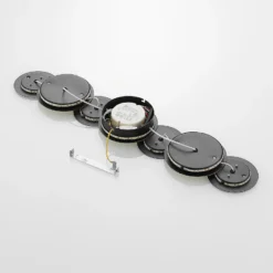 Aplique de pared LED Lindby Grazyna, 72 cm, 7 luces, regulable