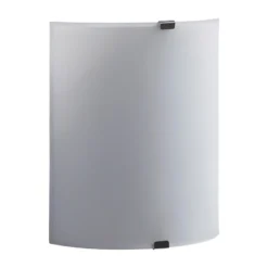 Aplique de pared LED Lindby Helmi, altura 21 cm, cristal, semicircular