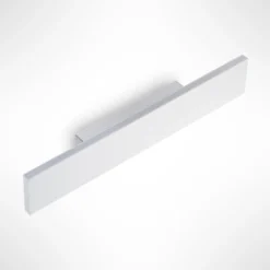 Aplique de pared LED Lindby Ignazia, 47 cm, blanco, metal, luz hacia