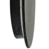 Aplique de pared LED Lindby Peetu, Ø 25 cm, pizarra, atenuable