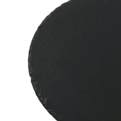 Aplique de pared LED Lindby Peetu, Ø 25 cm, pizarra, atenuable