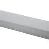 Aplique de pared LED Lindby Philippa, angular, 59 cm, color aluminio, IP44