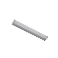 Aplique de pared LED Lindby Philippa, angular, 59 cm, color aluminio, IP44