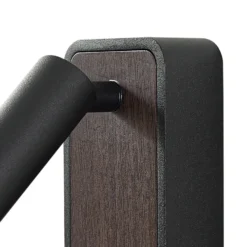 Aplique de pared LED Lindby Tallis, negro, USB-C, orientable