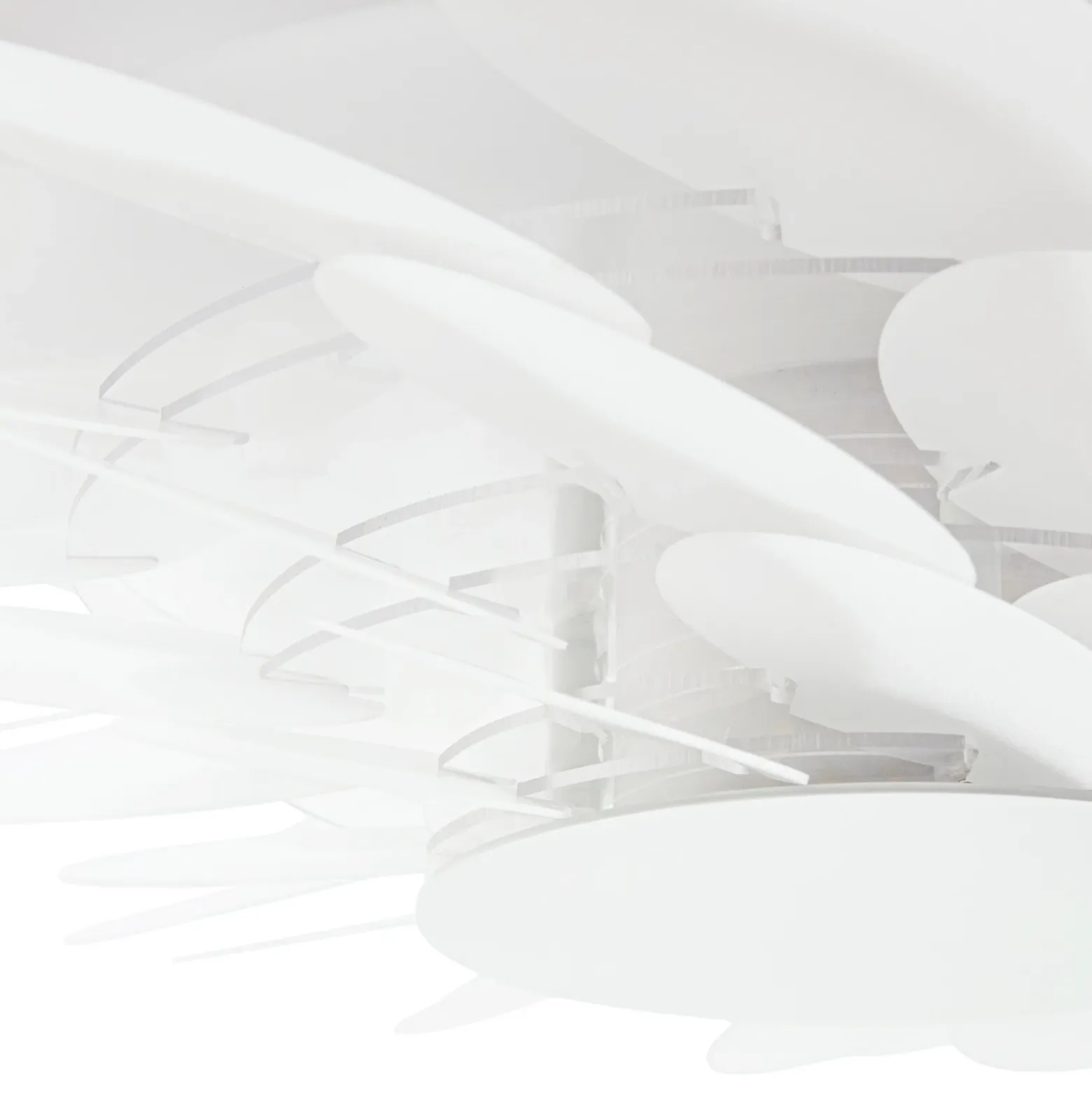 Aplique de pared LED Lucande «Bloem», Ø 40 cm, blanco, atenuable en 3 niveles