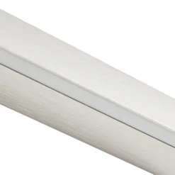 Aplique de pared LED Lucande Kinsley, 90 cm, níquel, atenuable, CCT